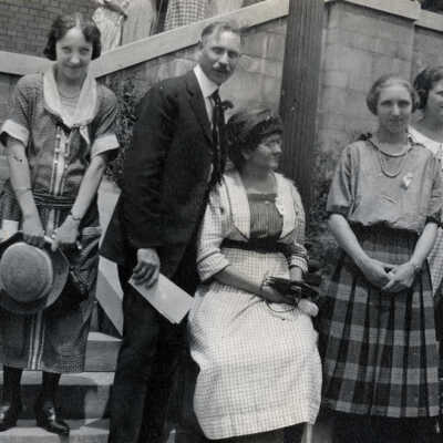 Church Goers at St. John's Evangelical Church