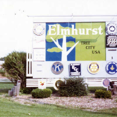 Elmhurst Tree City USA Sign