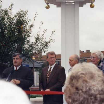 Elmhurst Sesquicentennial Clock dedication