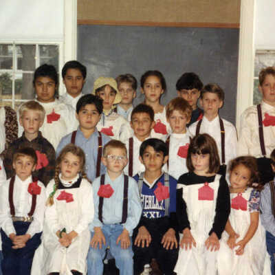 Churchville Schoolhouse, School District 205 students