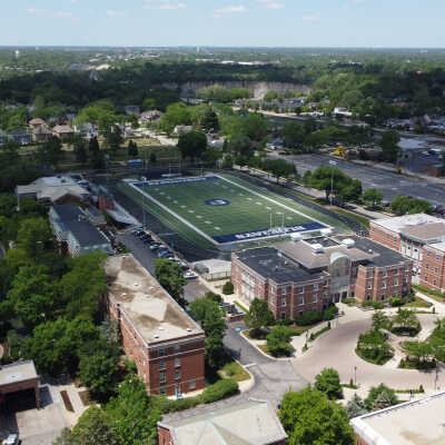 Aerial View of Elmhurst University