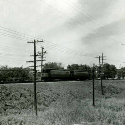 Chicago Aurora & Elgin Train near Salt Creek