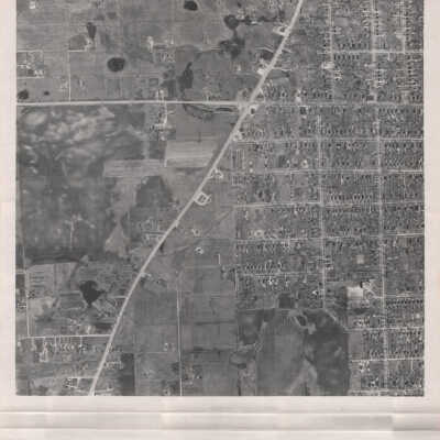 Photograph, Aerial View of Elmhurst Area