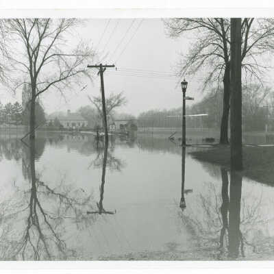 Flood 1966, Sewage treatment plan at Rex Blvd. and Crescent