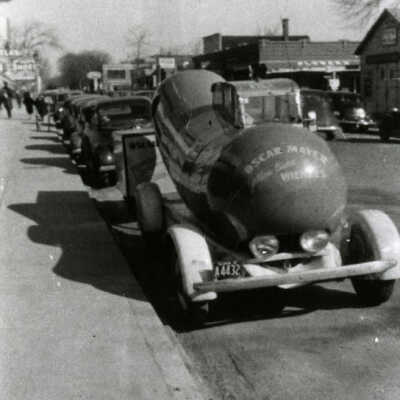 Oscar Mayer Wienermobile on N. York Street