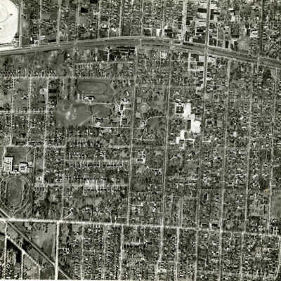 Aerial View, Central Elmhurst