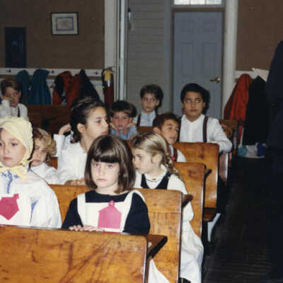 Churchville Schoolhouse, School District 205 students