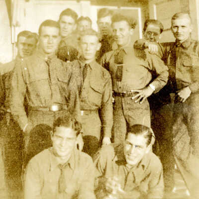 Civilian Conservation Corps Camp Elmhurst Group Portrait