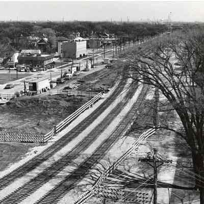 Underpass Construction, Train Reroute