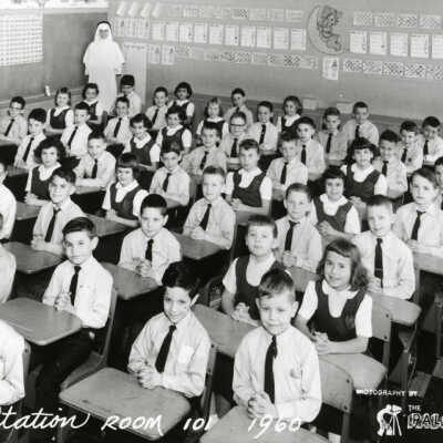 Visitation School students