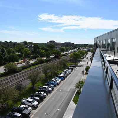 E. First Street Looking West