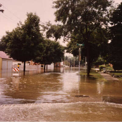 Flood 1987, Spring Road and Madison Street