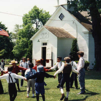 Churchville Schoolhouse, School District 205 students