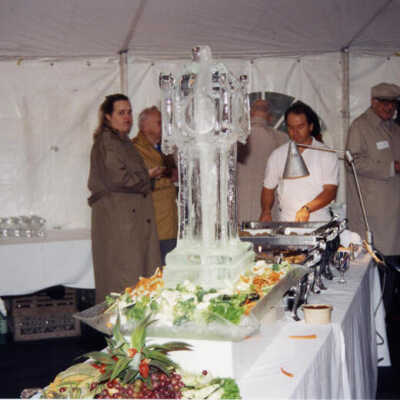 Elmhurst Sesquicentennial Clock dedication reception