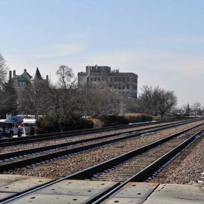 Haven Railroad Crossing Looking West