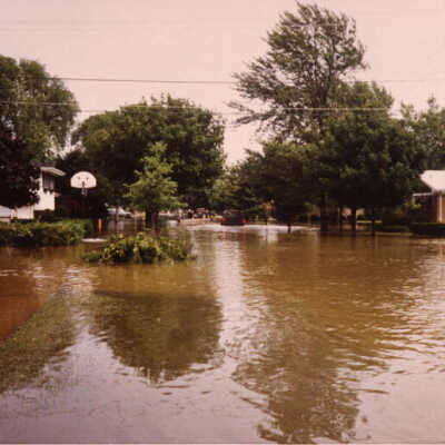 Flood 1987, Spring Road and Madison Street