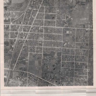 Photograph, Aerial View of Elmhurst Area