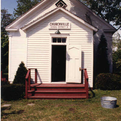 Churchville Schoolhouse, 1990