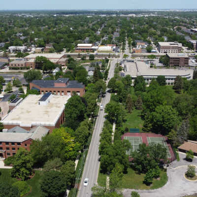 Aerial View of Prospect Avenue