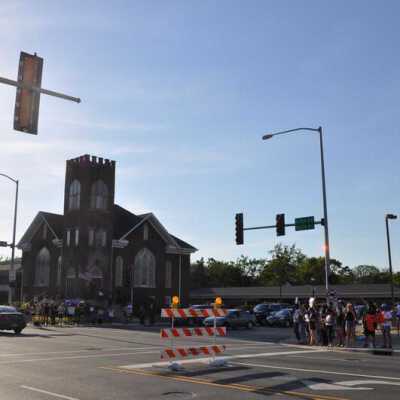 Police Brutality Protest at North Avenue and N. York Street