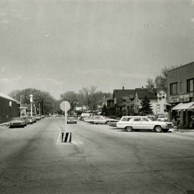 Addison Avenue north from Second Street