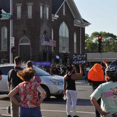 Police Brutality Protest at North Avenue and N. York Street