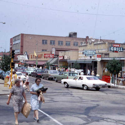 N. York Street Looking North