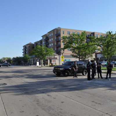 Police Brutality Protest at North Avenue and N. York Street