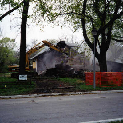 House at 296 Elm, demolition