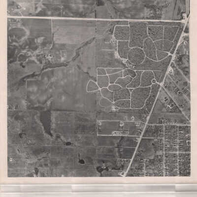 Photograph, Aerial View of Elmhurst Area