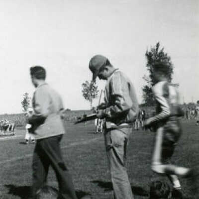 Immaculate Conception H.S. football game in East End Park 1948