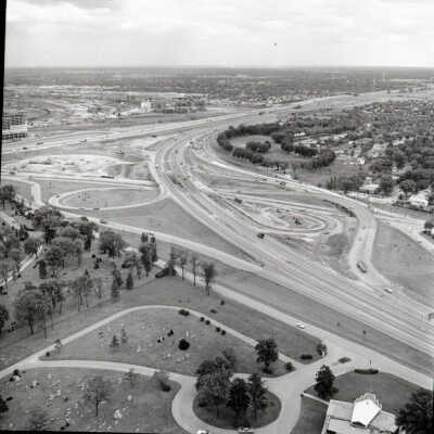 Aerial View, Interstate 290 Construction