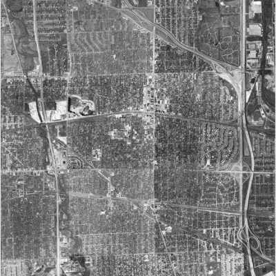 Aerial View of Elmhurst, 1970