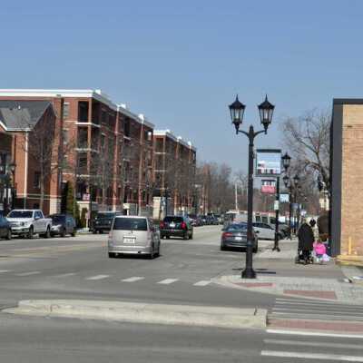 Addison Avenue, looking north
