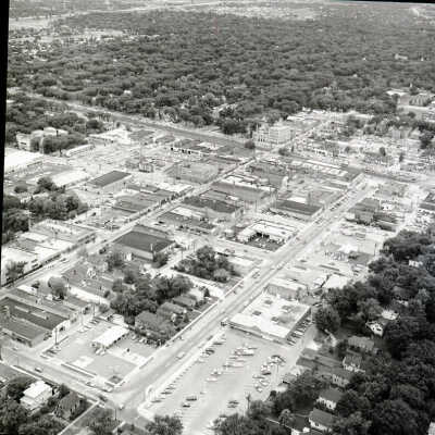 Aerial View, Downtown Elmhurst
