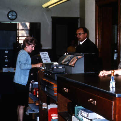 Elmhurst City Hall, service counter