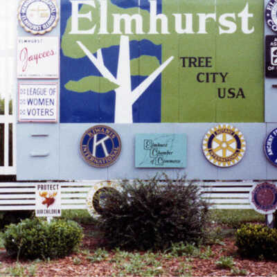 Elmhurst Tree City USA Sign