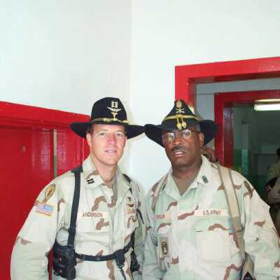 U.S. Army Captain Mike Anderson in Afghanistan