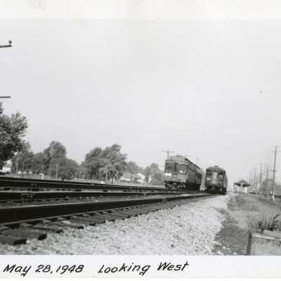 Poplar Avenue Chicago Aurora and Elgin Crossing