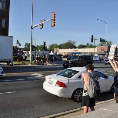 Police Brutality Protest at North Avenue and N. York Street