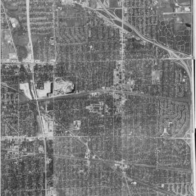 Aerial View of Elmhurst, 1974