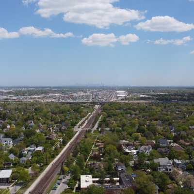 Aerial View of Elmhurst