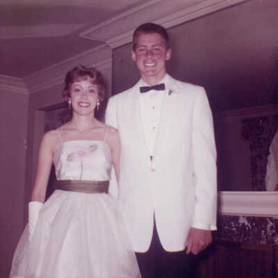 Judy Becker and Ed Beaurline before prom