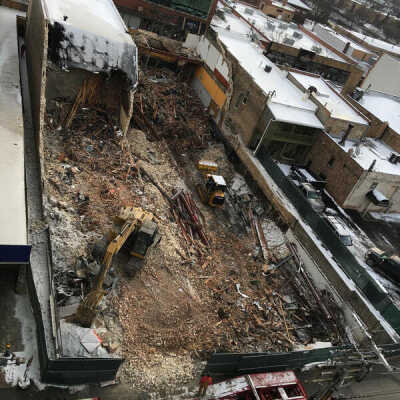 134 N. York Street Building Demolition
