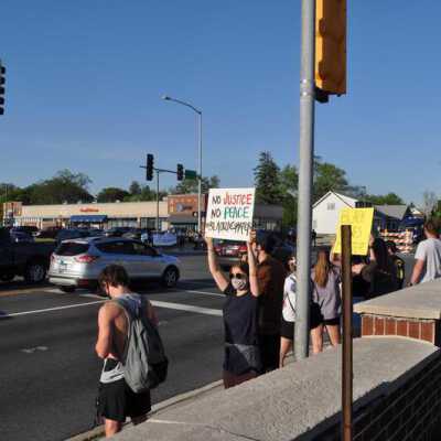 Police Brutality Protest at North Avenue and N. York