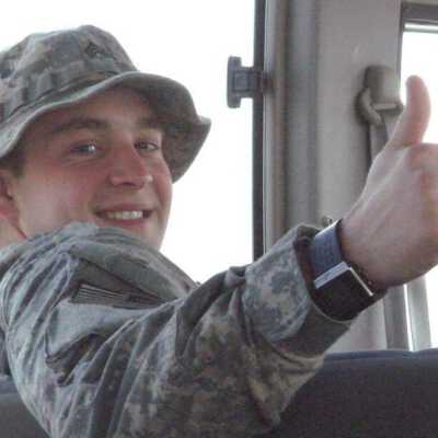 Sgt. Joe Vanek in Iraq