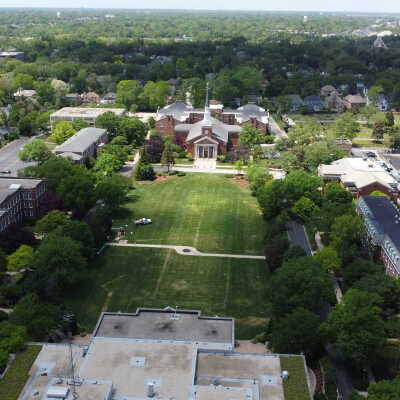 Aerial View of Elmhurst University