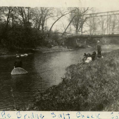 Salt Creek at North Avenue Bridge