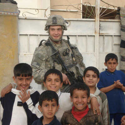 Sgt. Joe Vanek in Iraq