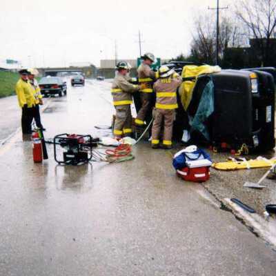 Yorkfield Fire Department Accident Response
